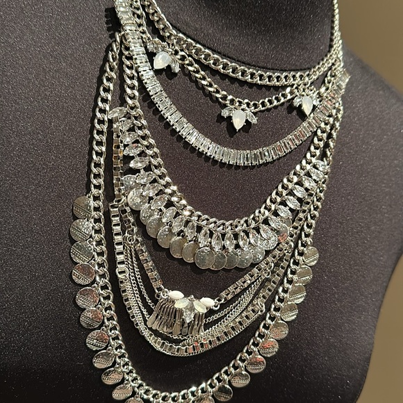 BCBGENERATION Layered Chain & Coin Necklace - Picture 4 of 11